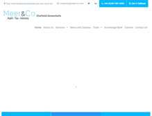 Tablet Screenshot of meer-co.com